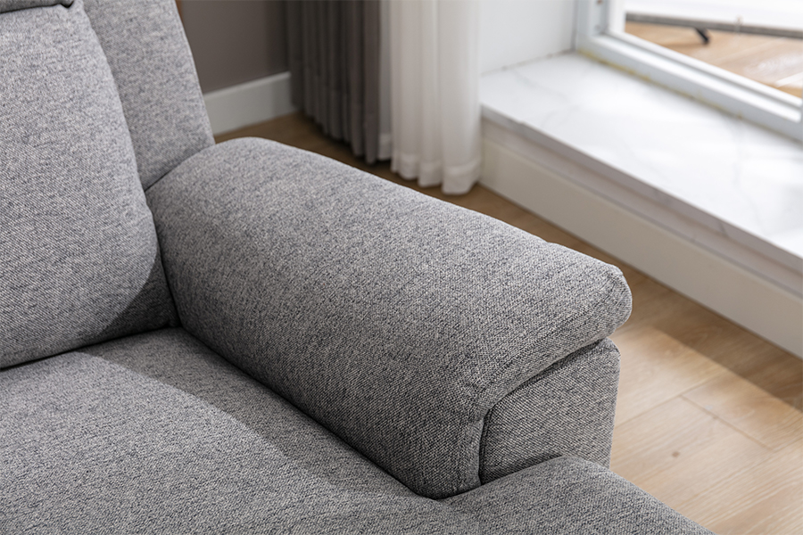 RC-7088 Hrubá polyesterová tkanina Manuál pre rekordnú sekciu pohovku s ležkami a vankúšmi