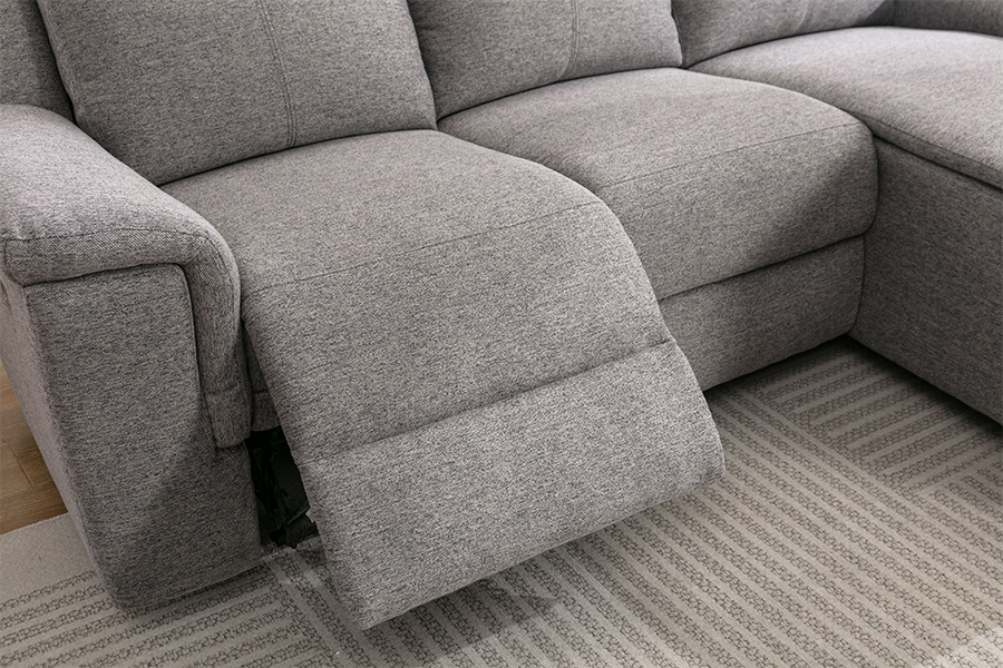 RC-7088 Hrubá polyesterová tkanina Manuál pre rekordnú sekciu pohovku s ležkami a vankúšmi